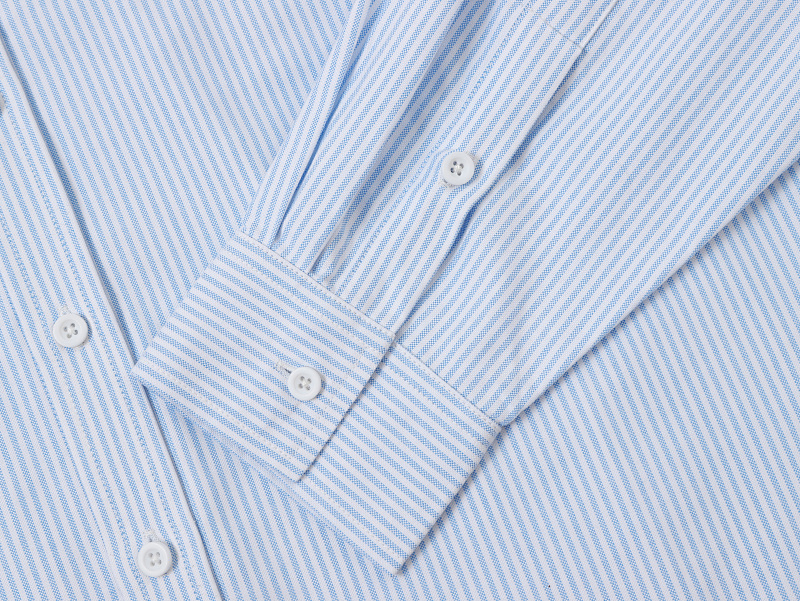 [Restocking]180gsm 100% Cotton Oxford Weave Boxy Cropped Fit Long-sleeved Shirt 6