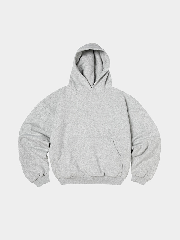 [Restocking]1000gsm Union Kingdom Double-layer 100% Cotton Fleece Reversible Cropped Fit Hoodie · 2