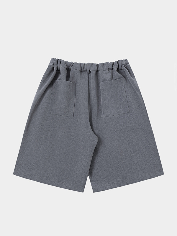 350gsm Union Kingdom Loose Fit Pleated Shorts 2