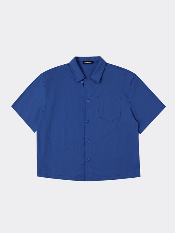 110gsm Union Kingdom 100% Cotton Boxy Cropped Fit Cuban Shirt