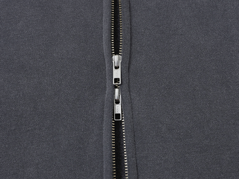 450gsm Union Kingdom 100% Cotton Polar Fleece Boxy Cropped Fit Washed Zip-up · 5