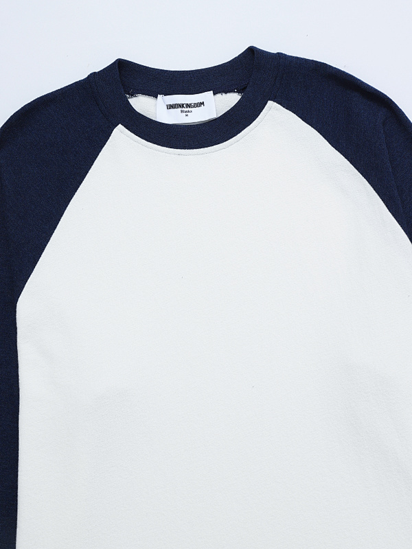 250gsm Union Kingdom 100% Cotton Terry Texture Raglan Soft Long Sleeve 3