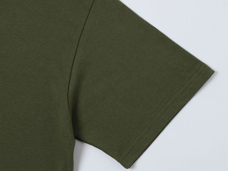 240gsm Union Kingdom 100% Cotton Boxy Cropped Fit Blank T-shirt 8
