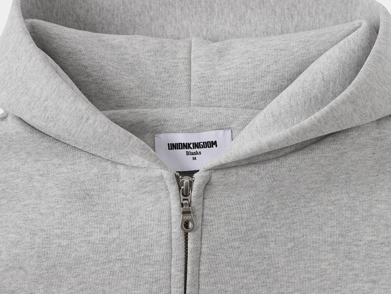 630gsm Union Kingdom Boxy Cropped Fit Blank Zip-up 3