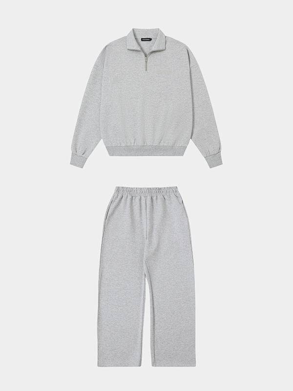 430gsm Union Kingdom Double-face Fabric Loose Fit Pants 9