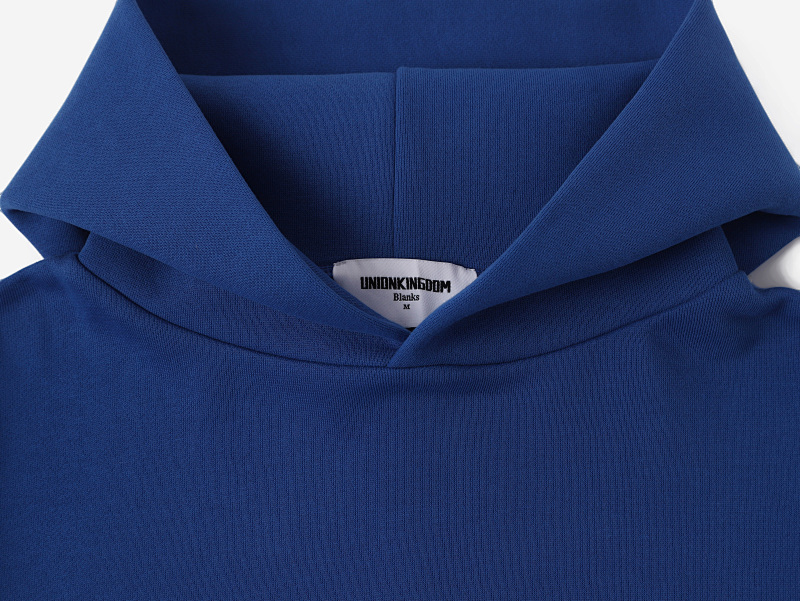 450gsm Union Kingdom 100% Cotton Boxy Chemical Blue Blank Tracksuits 6
