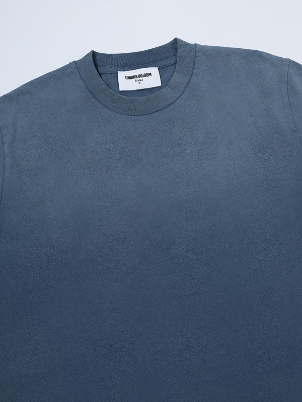 320gsm Union Kingdom Vintage Washed 100% Cotton Regual Shoulder Blank T-shirt · 3