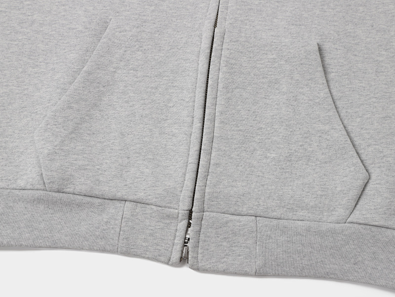 630gsm Union Kingdom Boxy Cropped Fit Blank Zip-up 7