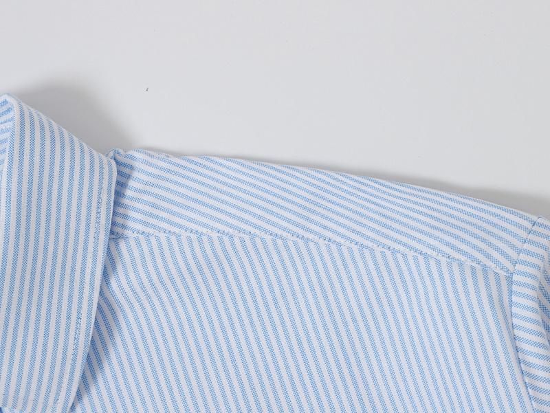 [Restocking]180gsm 100% Cotton Oxford Weave Boxy Cropped Fit Long-sleeved Shirt 4