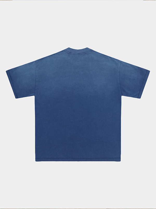 250gsm Union Kingdom Vintage Washed 100% Cotton Loose Fit Blank T-shirt 11