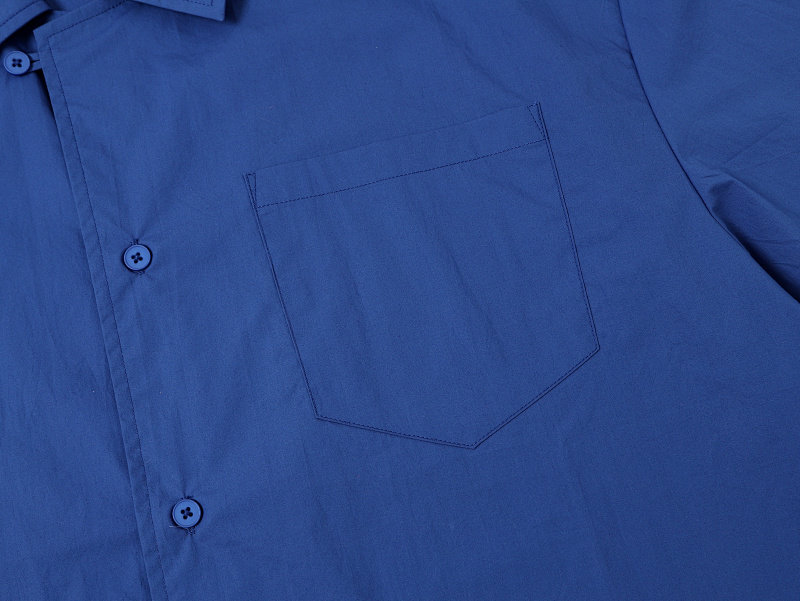 110gsm Union Kingdom 100% Cotton Boxy Cropped Fit Cuban Shirt 5