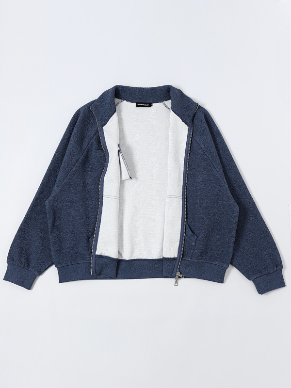 380gsm Union Kingdom Bubble Texture Soft Boxy Cropped Fit Tracksuit · 4