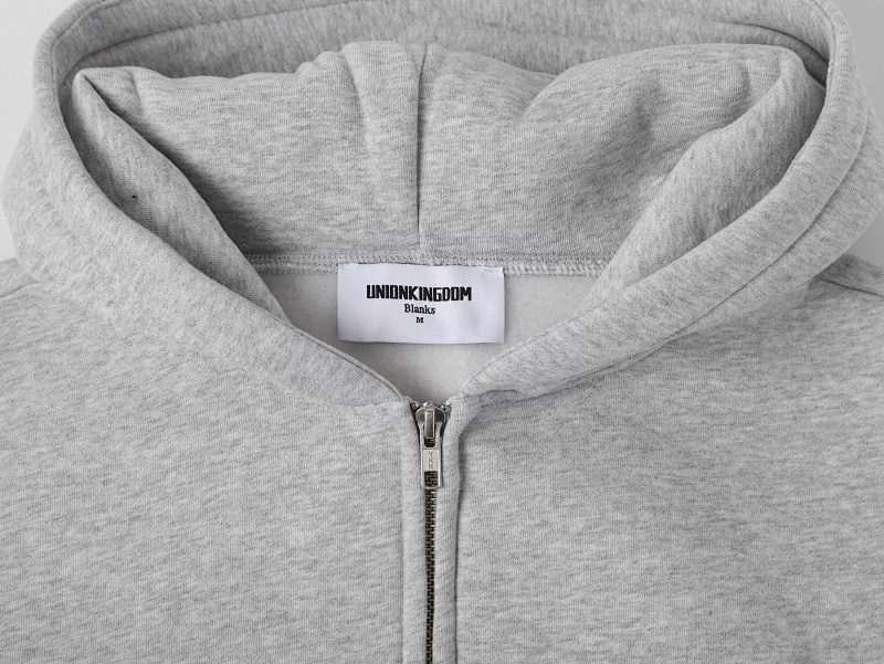 360gsm Union Kingdom Loose Fit Blank Zip-up Hoodie And Tracksuit 6