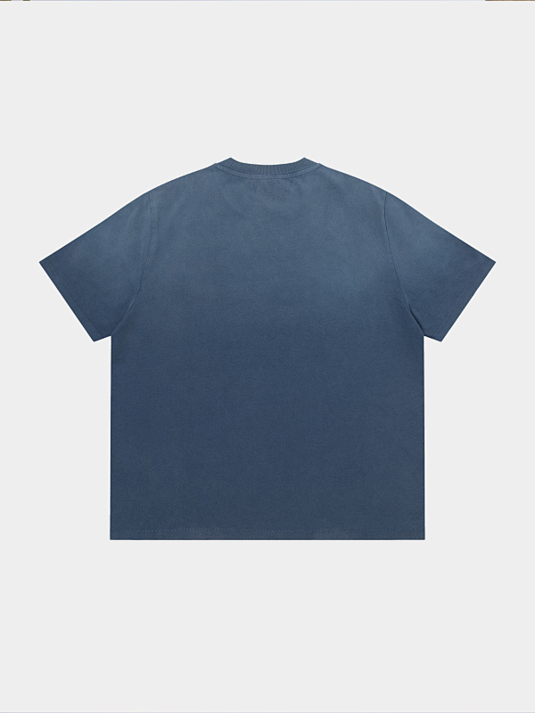 320gsm Union Kingdom Vintage Washed 100% Cotton Regual Shoulder Blank T-shirt · 2
