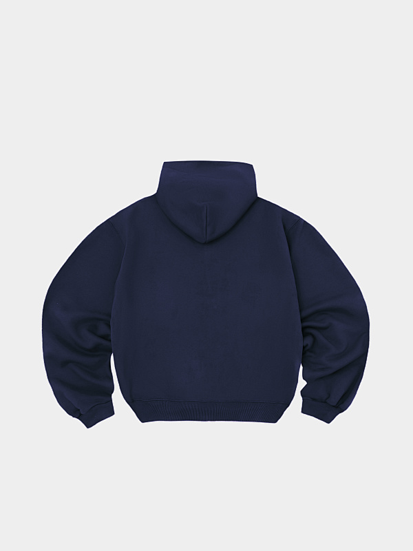 480gsm Union Kingdom 100% Cotton Fleece Cropped Fit Zip-up 11