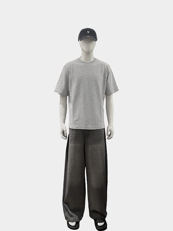 200gsm Union Kingdom 100% Slub Cotton Regular Fit Blank T-shirt