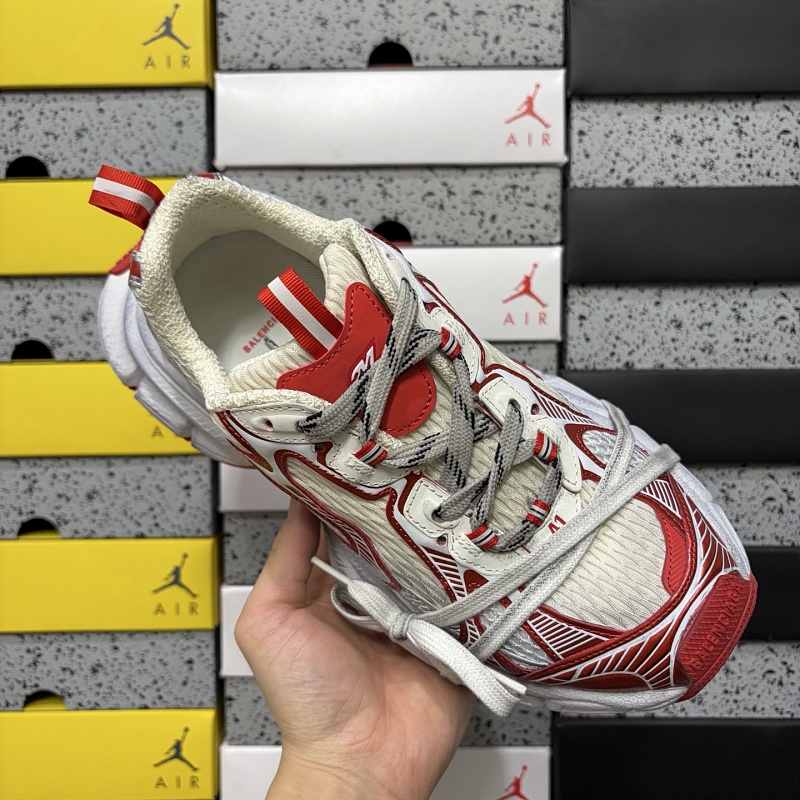 New Balance 9060 Sneakers · White Red 3
