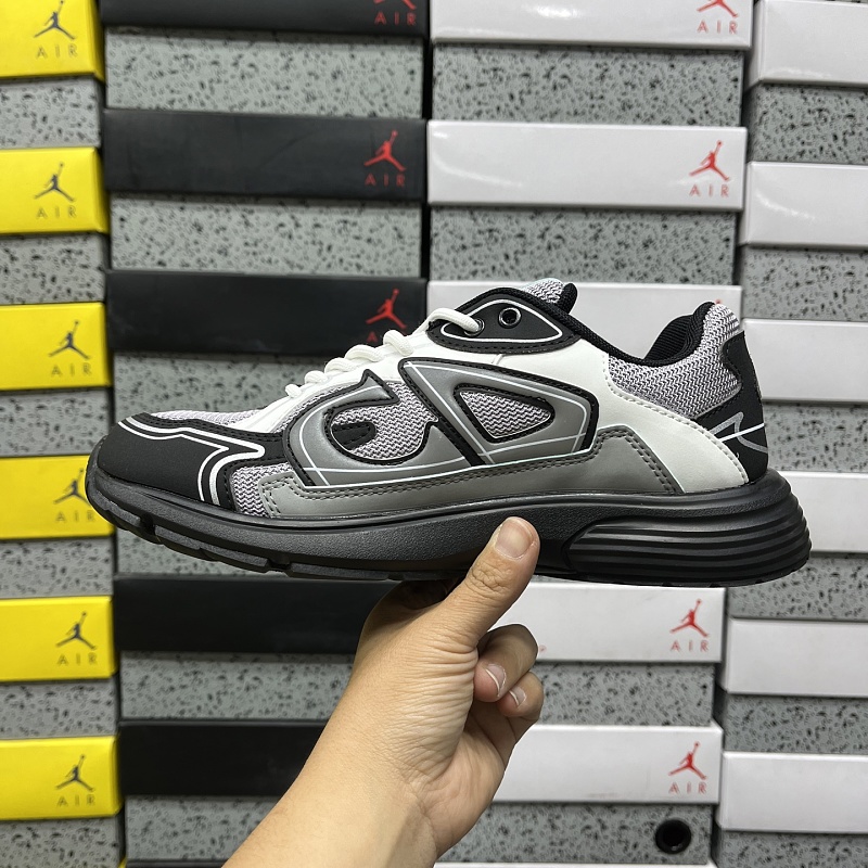 Dior B30 Sneakers · Black White Gray 2