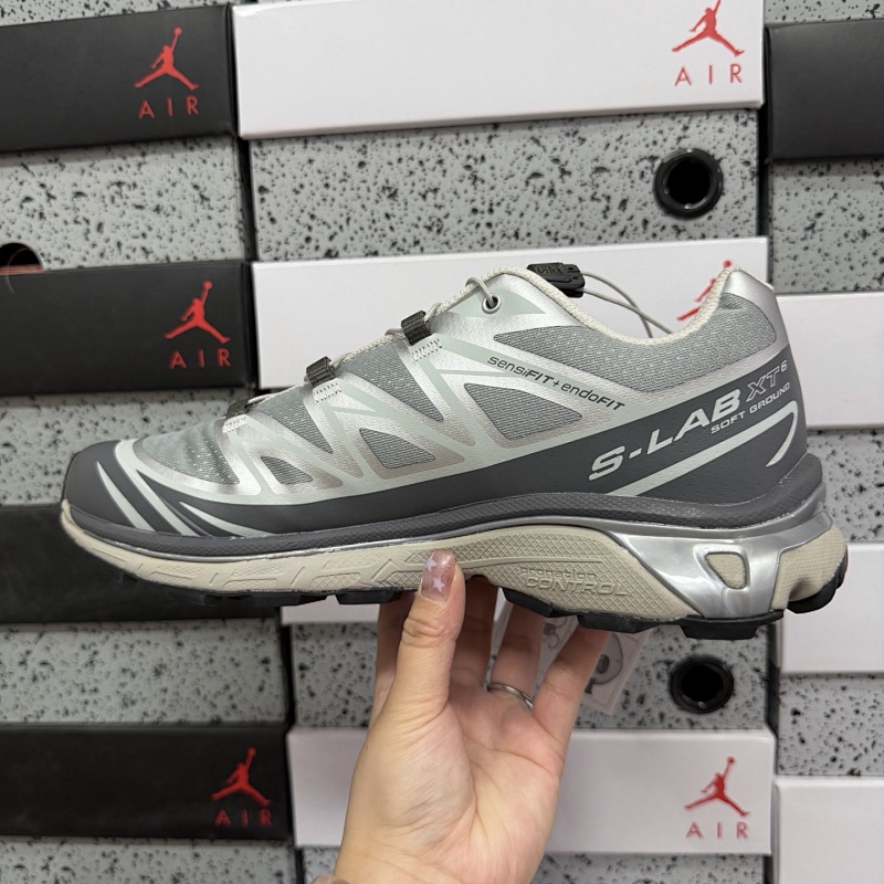 Salomon XT-6 Silver Sneakers 3