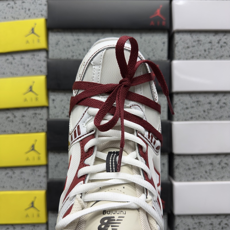 New Balance 530 · White Red Graffiti Laces · 5