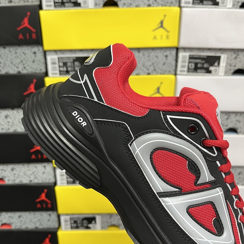 Dior B30 Sneakers · Black Red