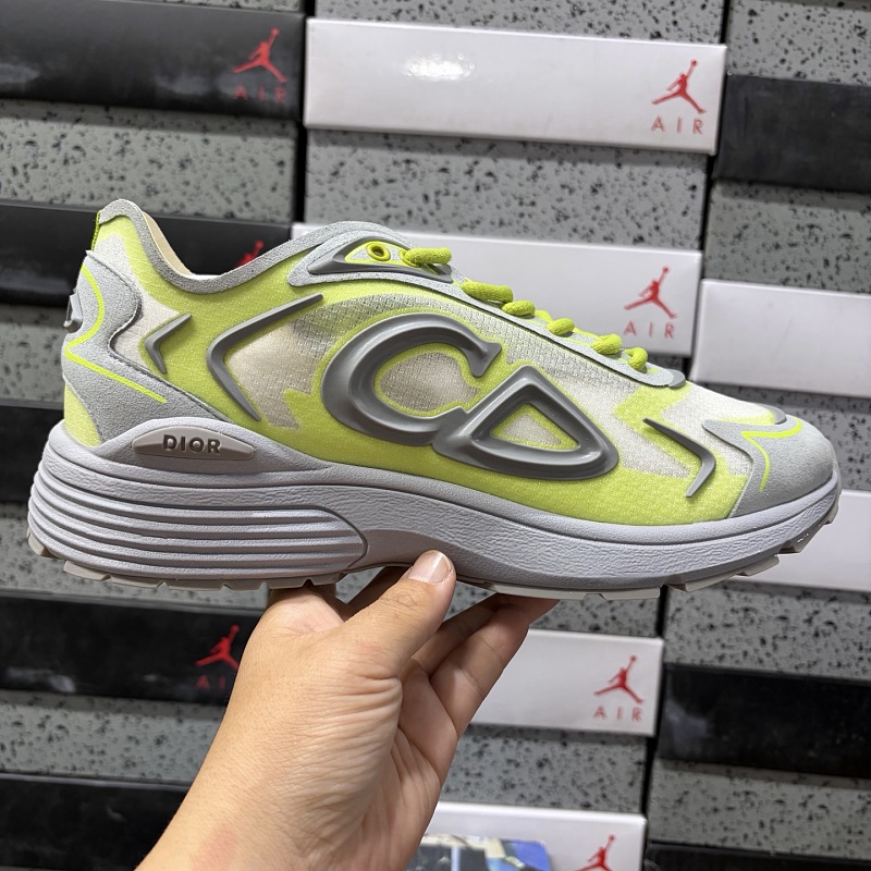 Dior B30 Sneakers · Gray Yellow 7