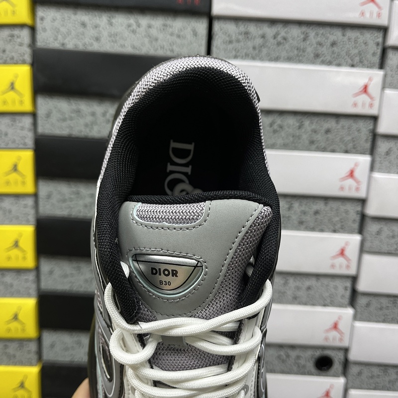 Dior B30 Sneakers · Black White Gray 3