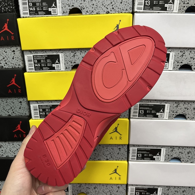 Dior B30 Sneakers · Stone Island Red 3