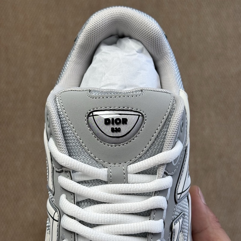 Dior B30 Sneakers · Grey Mesh Cream 4