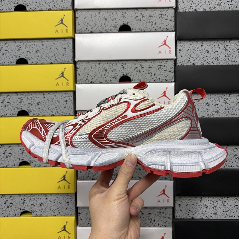 New Balance 9060 Sneakers · White Red 4