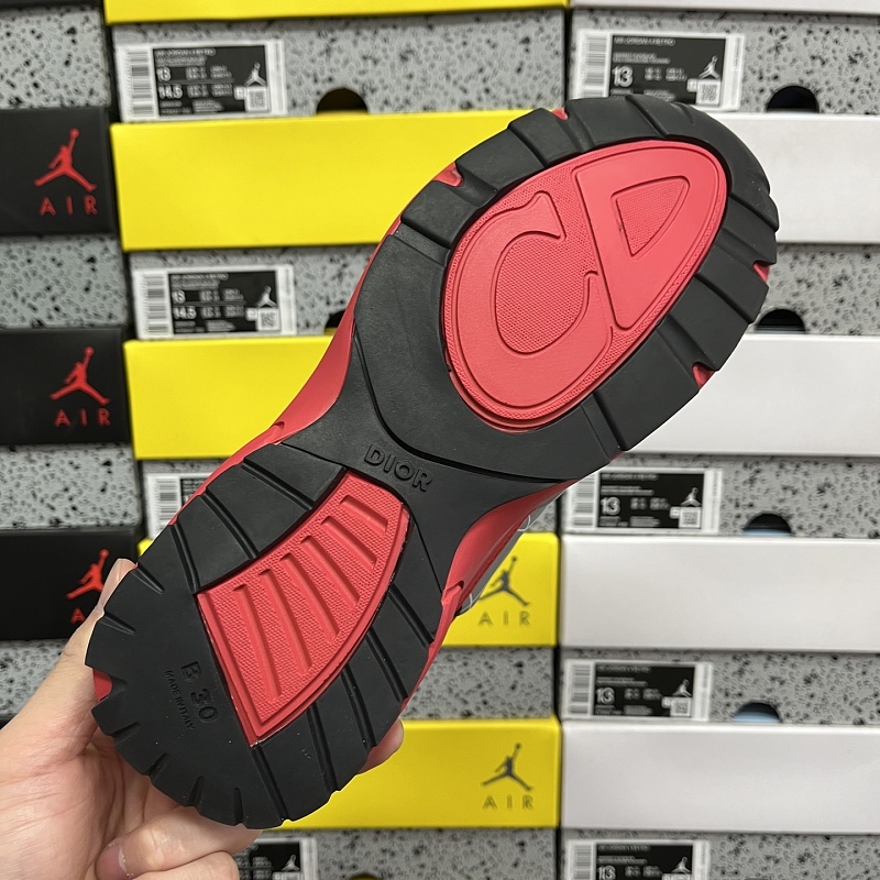 Dior B30 Sneakers · Red Black 2