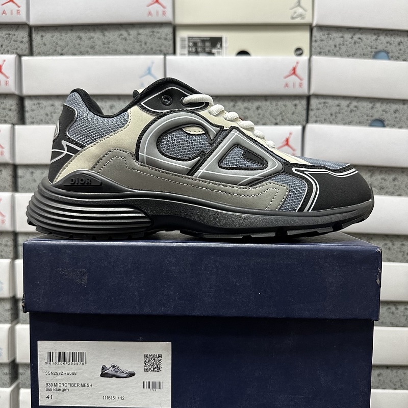 Dior B30 Sneakers · Dark Gray Blue 10