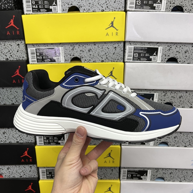 Dior B30 Sneakers · Black Gray Blue