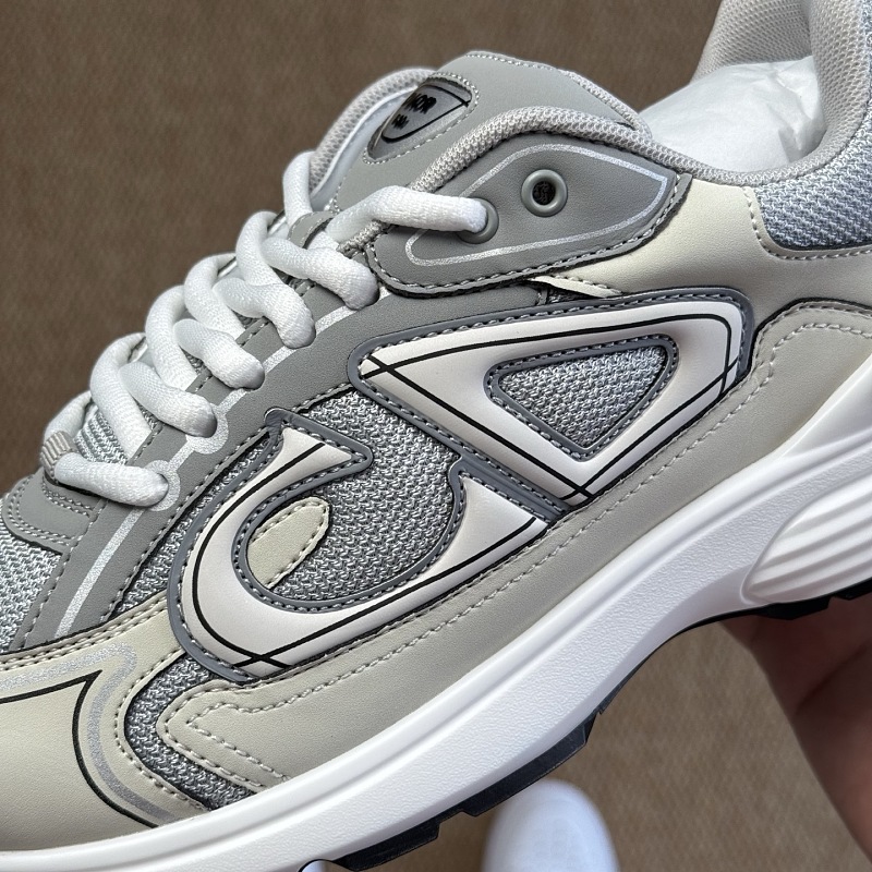 Dior B30 Sneakers · Grey Mesh Cream 5