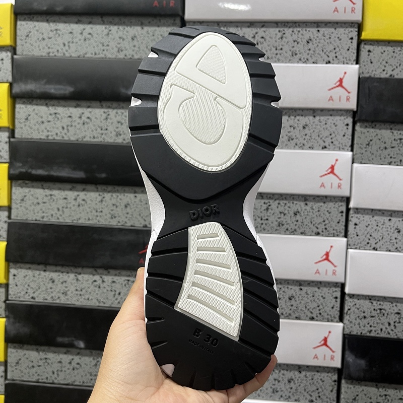 Dior B30 Sneakers · White Black 3