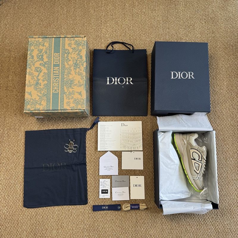Dior B30 Sneakers · Mint Green 3