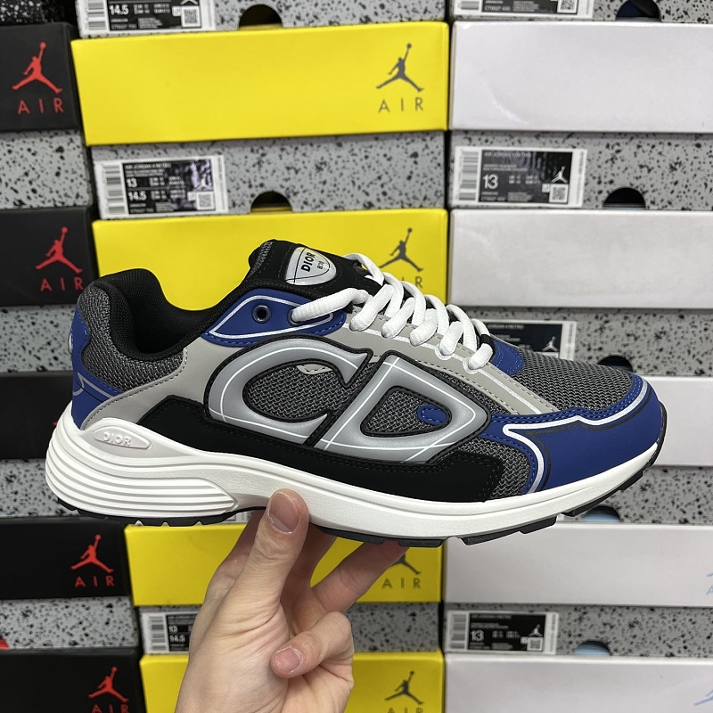 Dior B30 Sneakers · Black Gray Blue 9