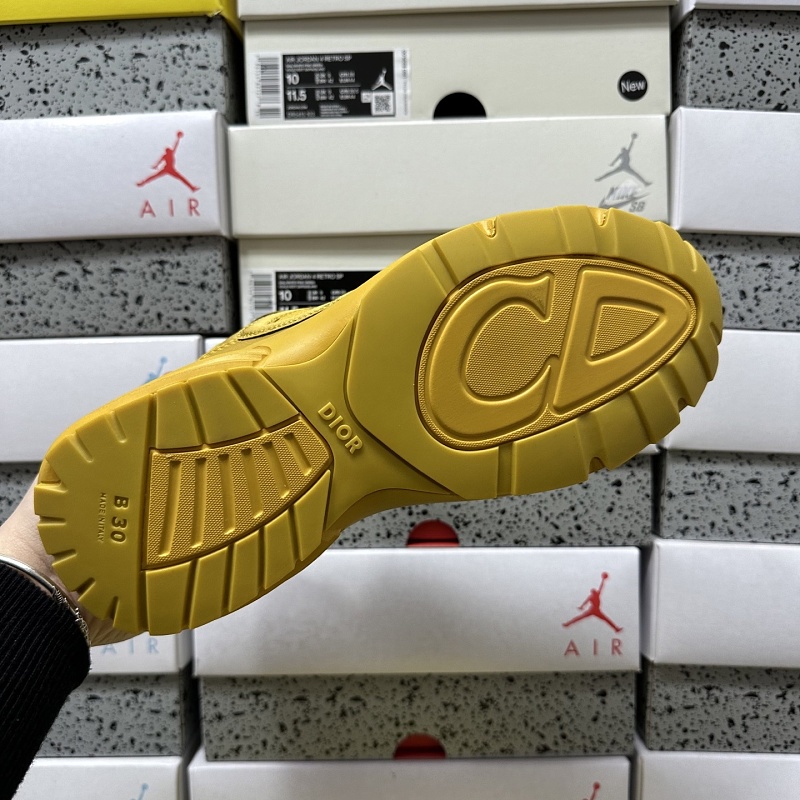 Dior B30 Sneakers · Yellow 3