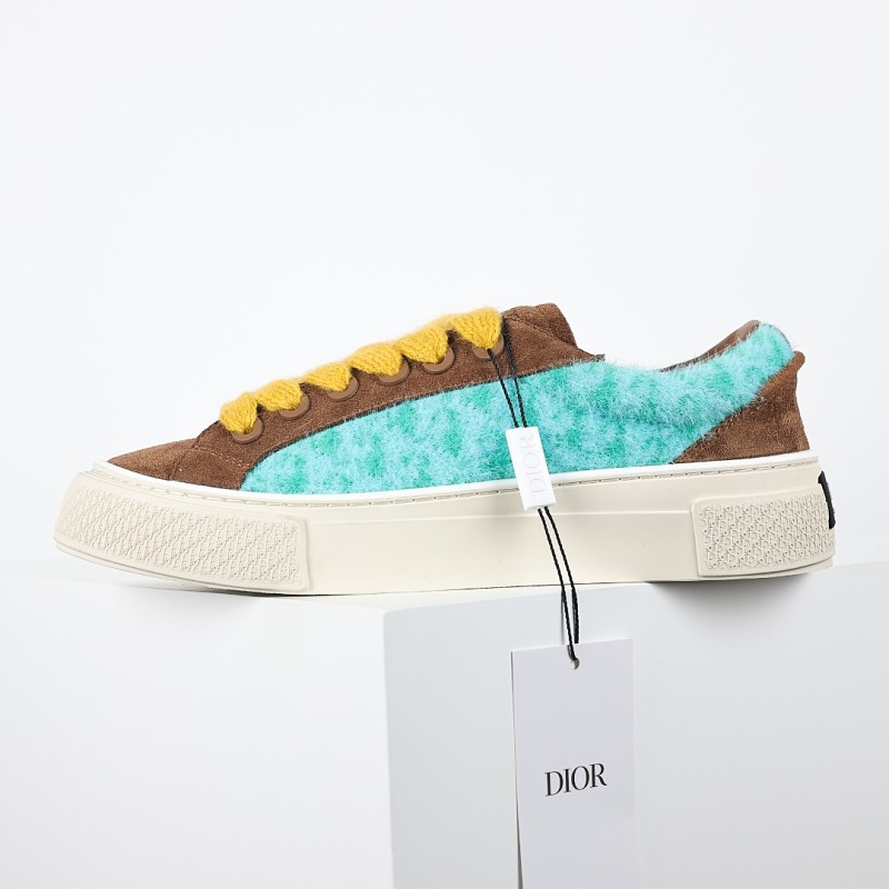Low Top Casual Sneaker Brown Green