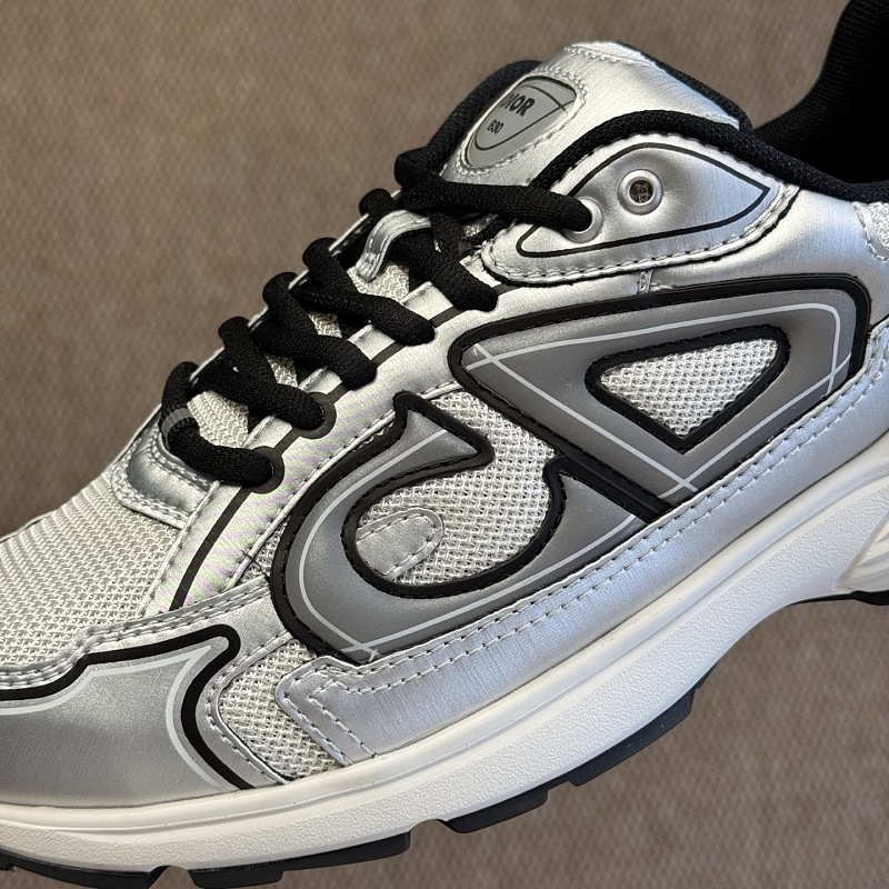 Dior B30 Sneakers · Silver White 3