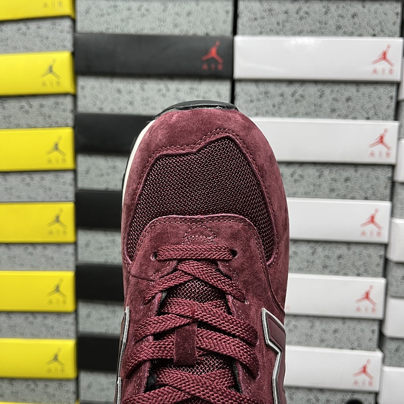 New Balance 574 Red Sneakers · 6