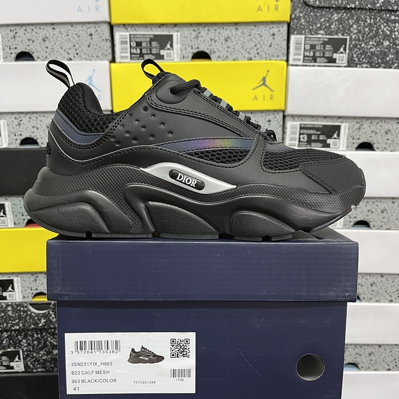 Dior B22 Sneakers · Black 9
