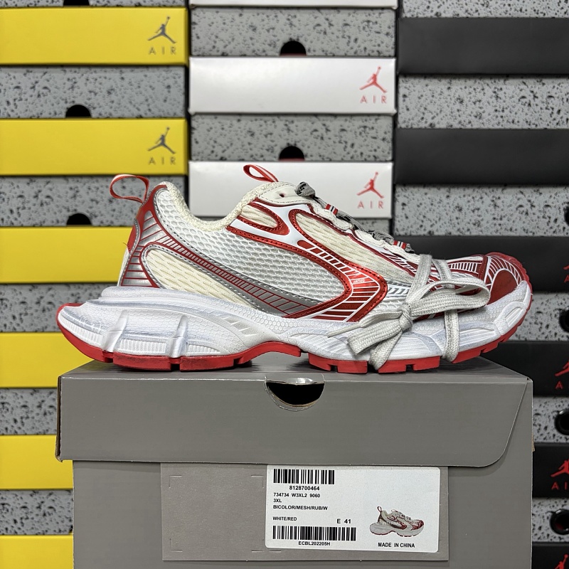 New Balance 9060 Sneakers · White Red 11