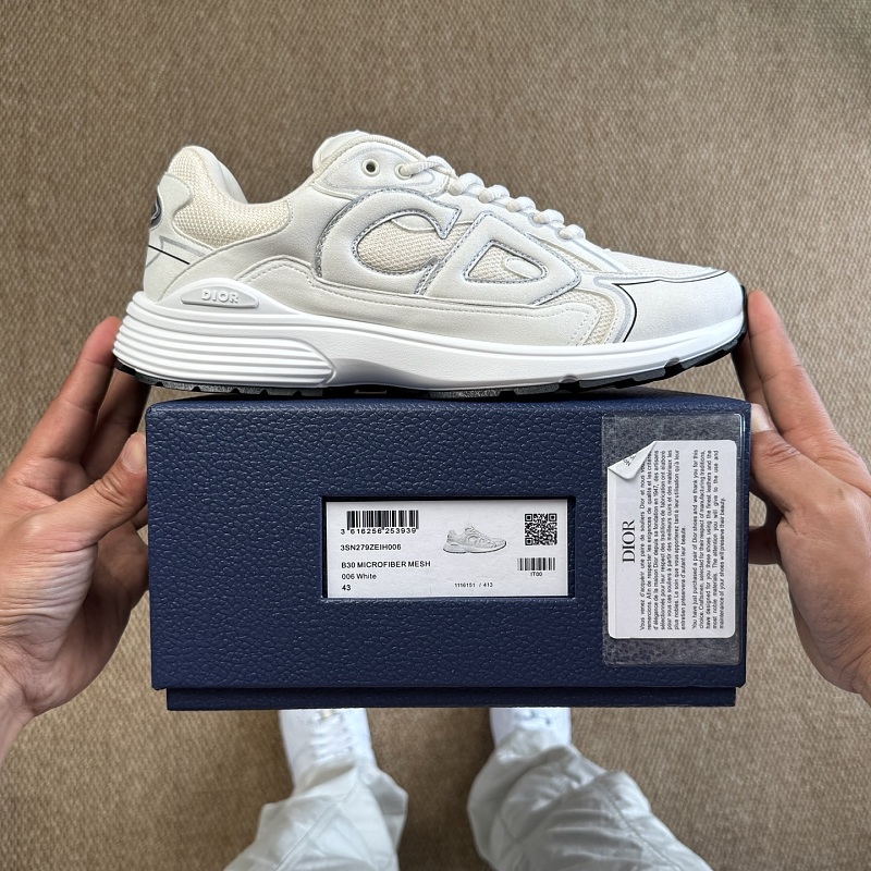 Dior B30 Sneakers · Cream Apricot 9