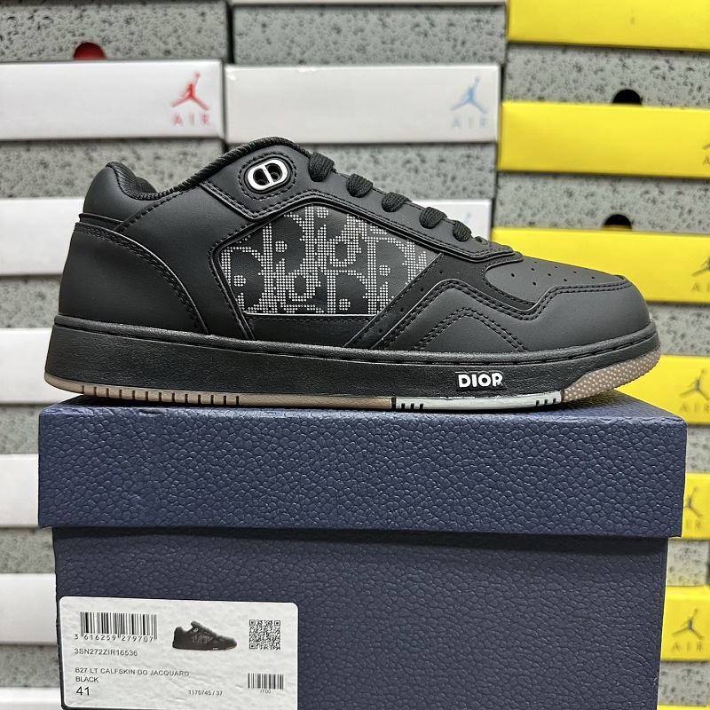 Dior B27 Sneaker Black Leather 10