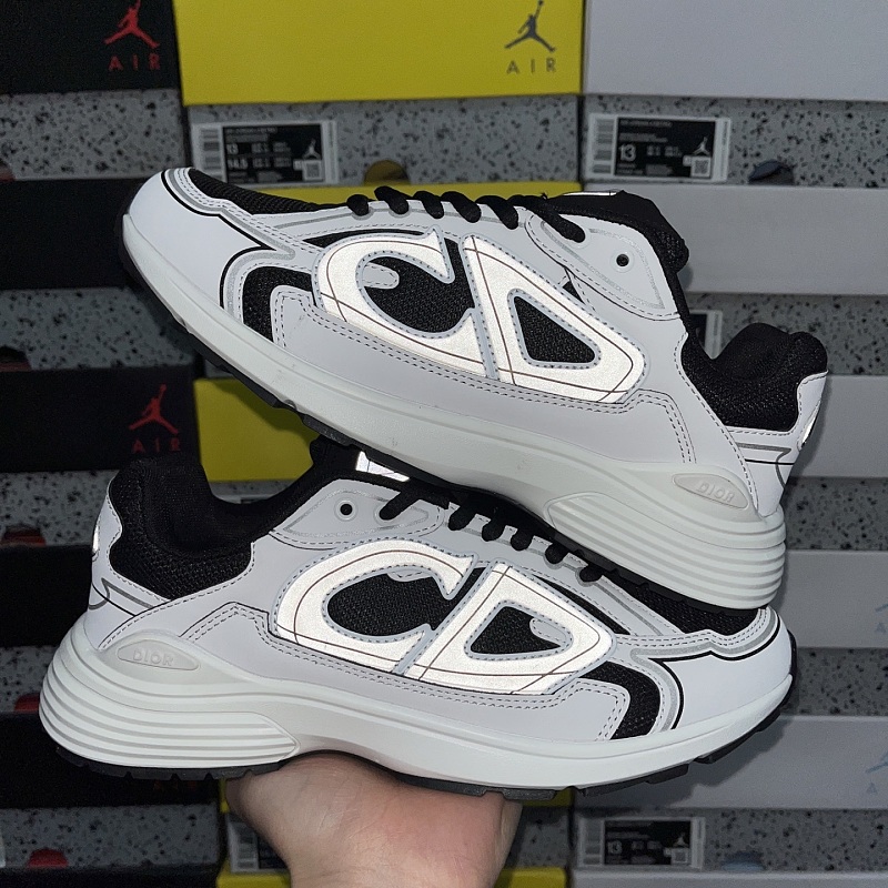 Dior B30 Sneakers · White Black 3