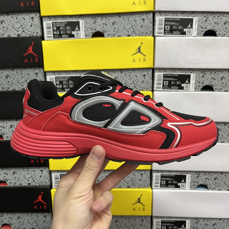 Dior B30 Sneakers · Red Black 5