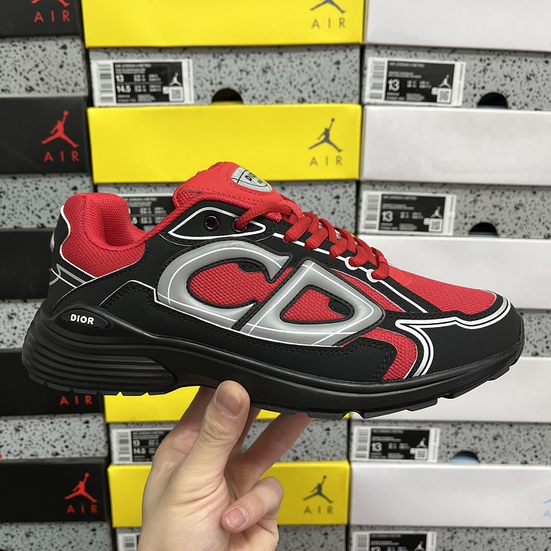 Dior B30 Sneakers · Black Red 9