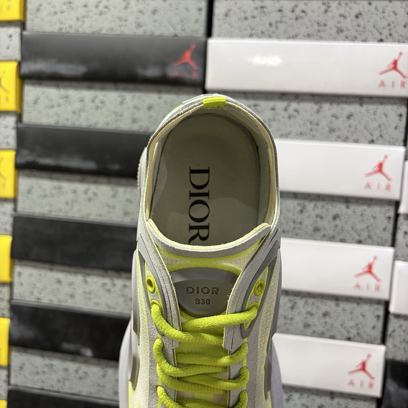 Dior B30 Sneakers · Gray Yellow 3