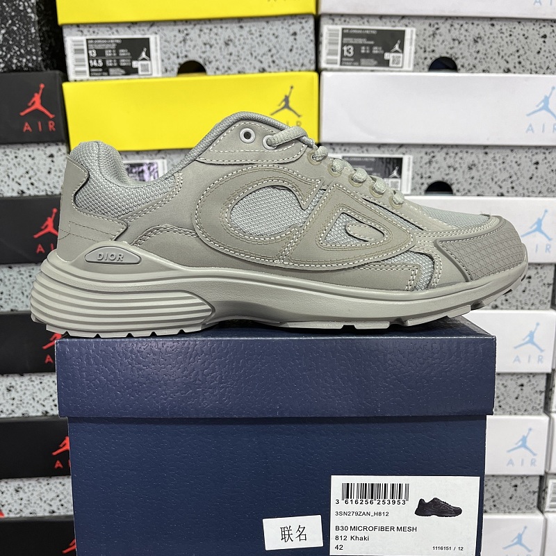 Dior B30 Sneakers · Stone Island Gray 9